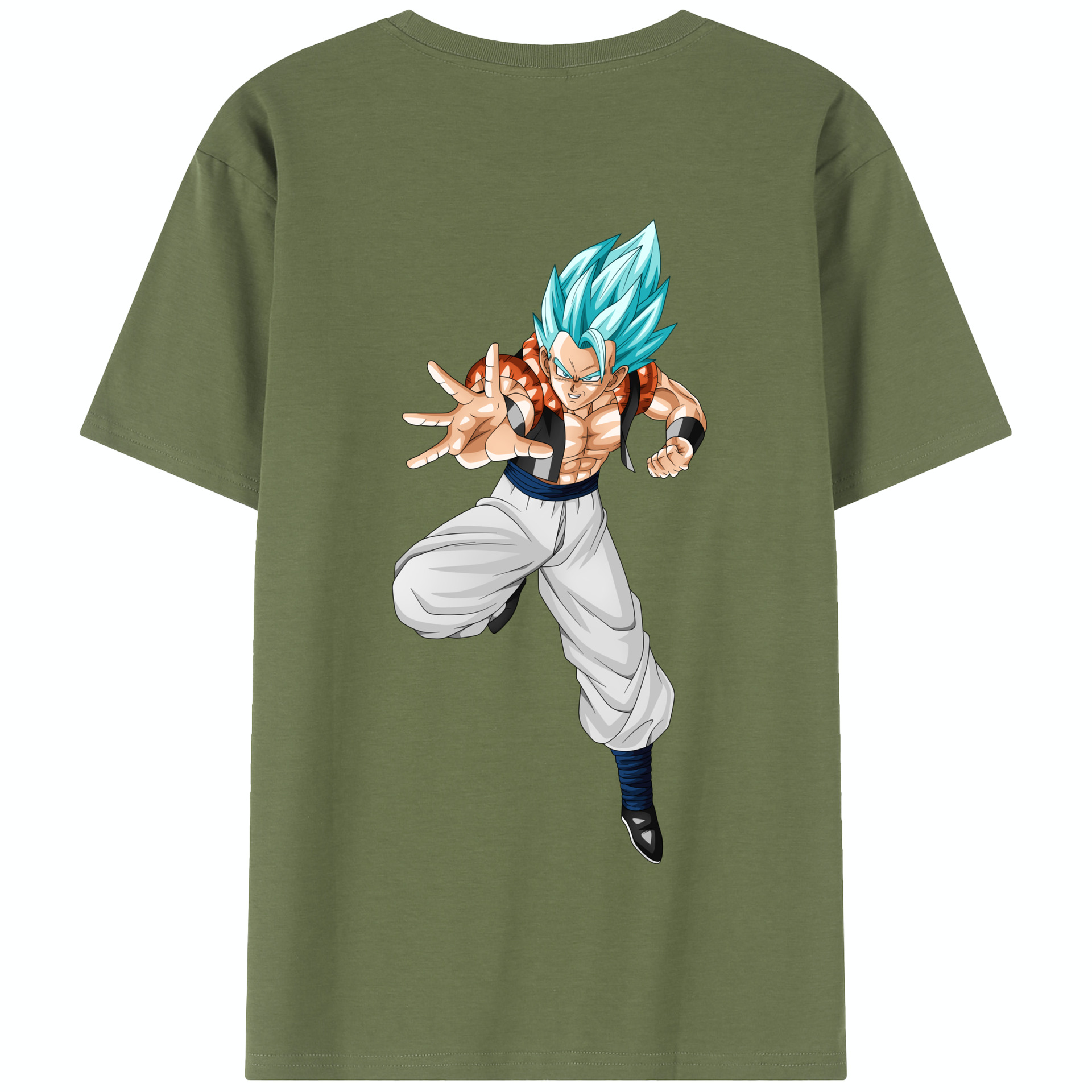 （画像用） ドラゴンボール ベジータ四世（Bejīta Yonsei）DRAGON BALL Vegeta IV 綿100％半袖Tシャツ（背面プリント）